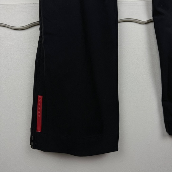 Prada Sport Vintage Red Tab Boot Cut Nylon Pants - Picture 5 of 7